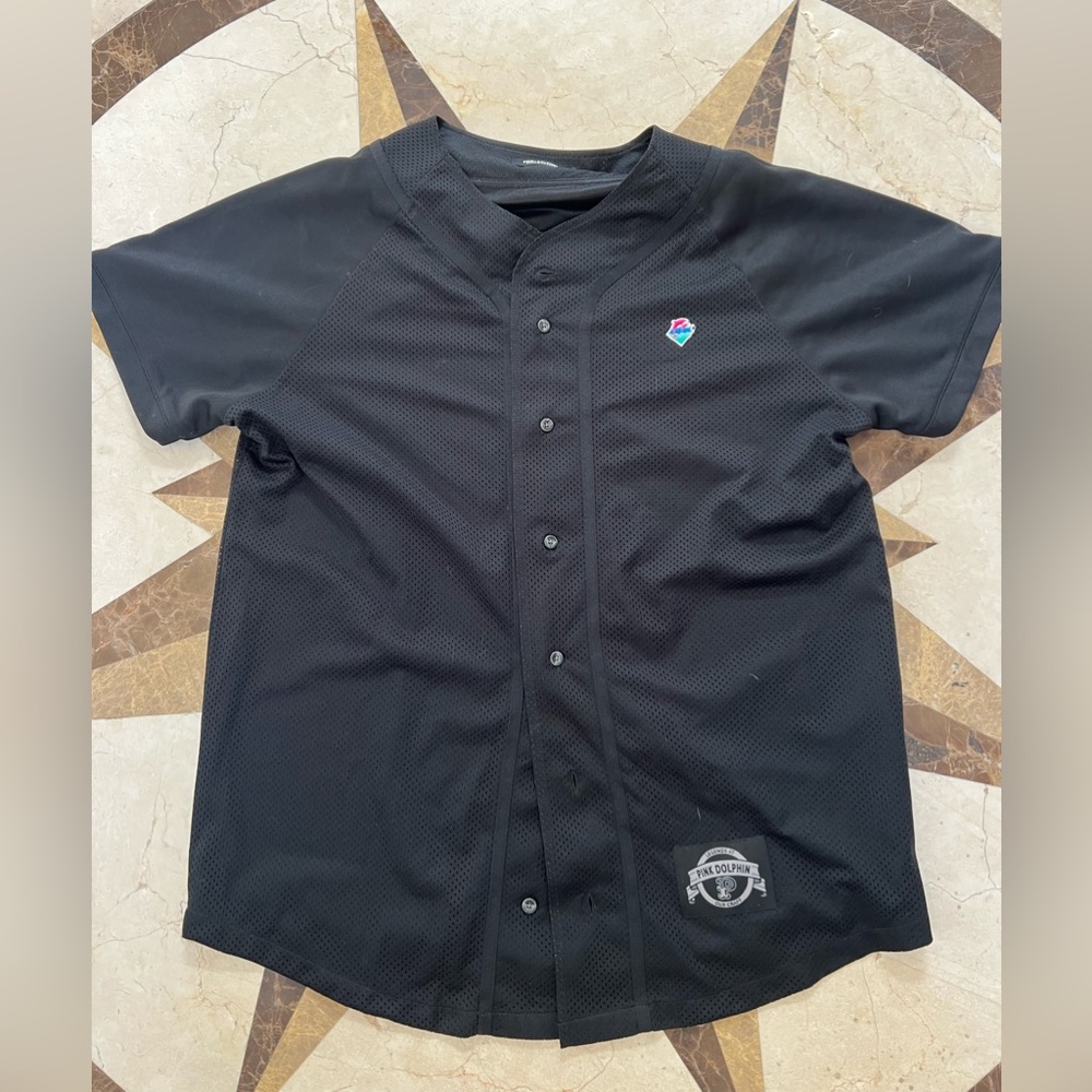 Pink Dolphin baseball jersey